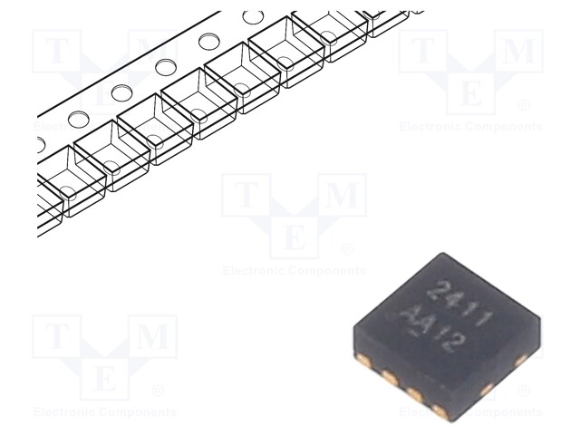 Transistor: P-MOSFET; unipolar; -12V; -15.5A; 3.2W; DFN2x2C