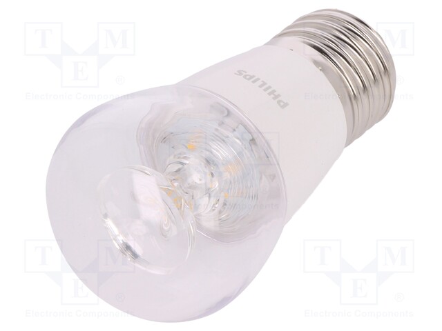 LED lamp; warm white; E27; 230VAC; 250lm; 4W; 2700K; CRImin: 80