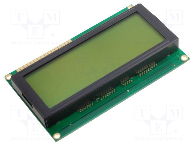 Display: LCD; alphanumeric; STN Positive; 20x4; 60x98x14.5mm; LED