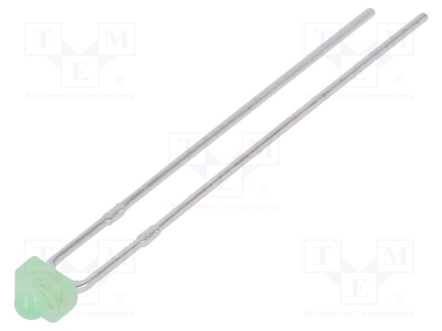 LED; 1.8mm; green-yellow; 90÷160mcd; 60°; 1.6÷2.4V; Front: convex