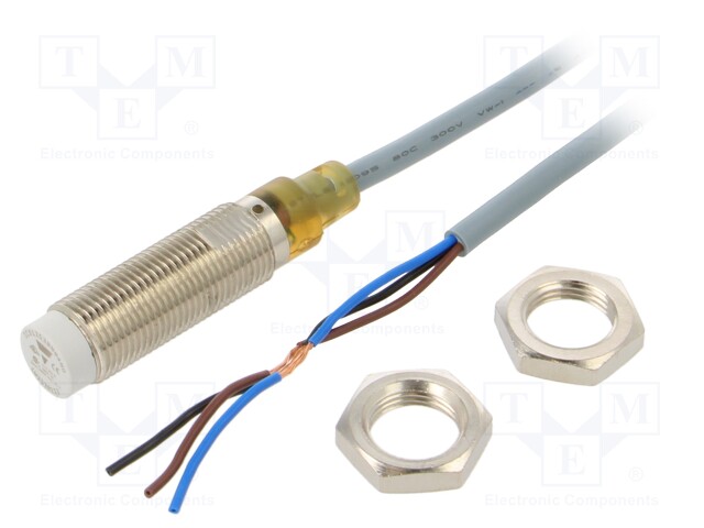 Sensor: inductive; 0÷4mm; 10÷36VDC; M12; Connection: lead 2m; IP67