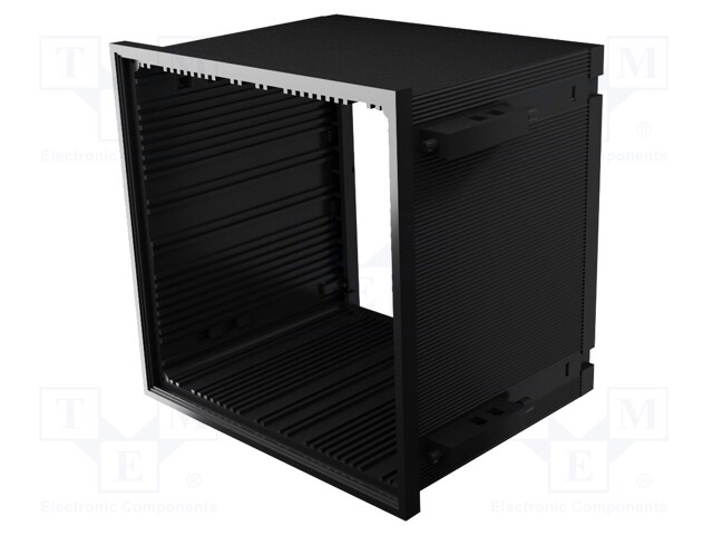 Enclosure: panel; X: 144mm; Y: 144mm; Z: 100mm; ABS + PC,PPO; black