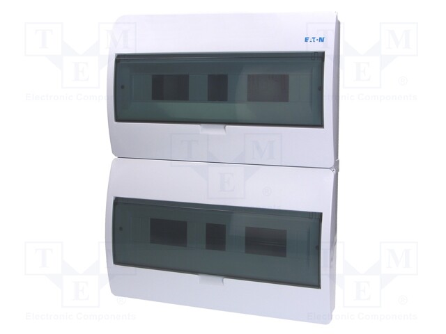 Enclosure: for modular components; IP40; white; No.of mod: 36