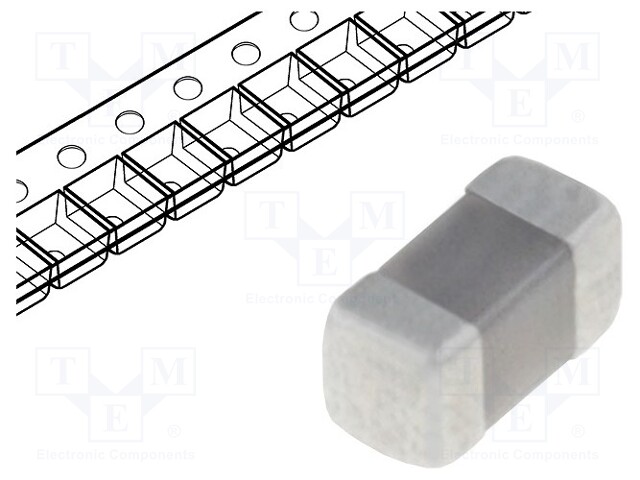 Capacitor: ceramic; 3pF; 50V; C0G; ±0.25pF; SMD; 0402; Series: GRM