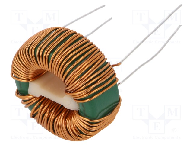 Inductor: wire; THT; 15mH; 4A; 70mΩ; 230VAC; 15x12.5mm; -20÷+50%