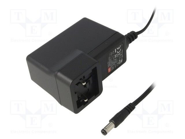 Power supply: switched-mode; 15VDC; 2A; Out: 5,5/2,1; 30W; -25÷70°C