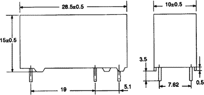 Relay: electromagnetic; SPST-NO; Ucoil: 6VDC; Icontacts max: 8A