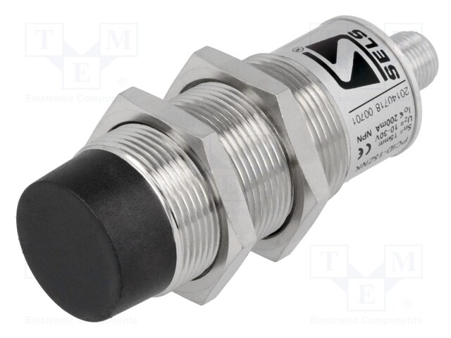 Sensor: inductive; Output conf: NPN / NO; 0÷15mm; 10÷30VDC; M30