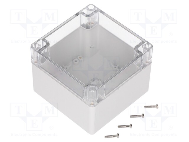 Enclosure: multipurpose; X: 120mm; Y: 120mm; Z: 90mm; polycarbonate