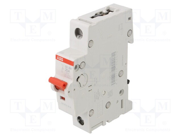 Switch-disconnector; Poles: 1; DIN; 25A; 253VAC; SD200; IP20