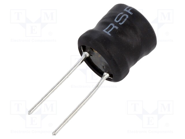 Inductor: wire; THT; 10mH; Ioper: 250mA; 14.6Ω; ±10%; Ø11.5x11.5mm