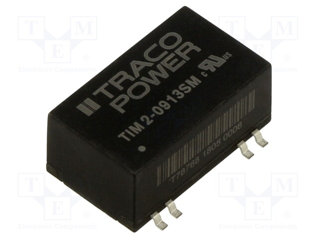 Converter: DC/DC; 2W; Uin: 4.5÷12V; 15VDC; Iout: 134mA; SMD; 7g; OUT: 1