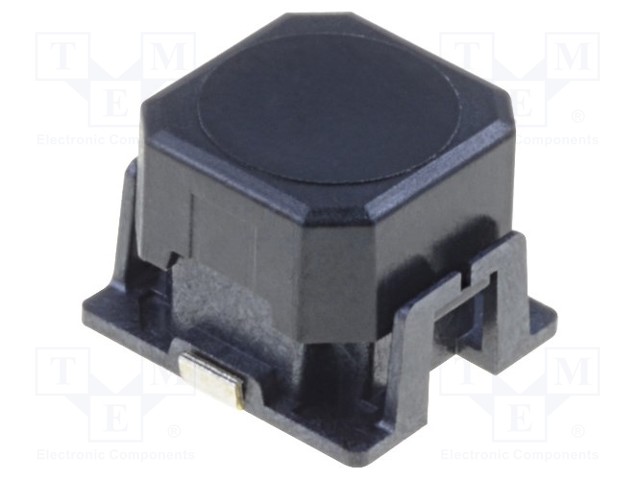 Switch: keypad; Pos: 2; SPST-NO; 0.05A/16VDC; black; Leads: for PCB