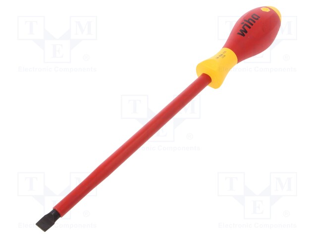 Screwdriver; insulated; slot; 10,0x1,6mm; Blade length: 200mm