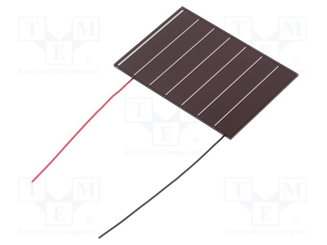 Photovoltaic cell; outdoor; 57.7x41.3x1.1mm; 6.5g; 134.16mW; 4.6V