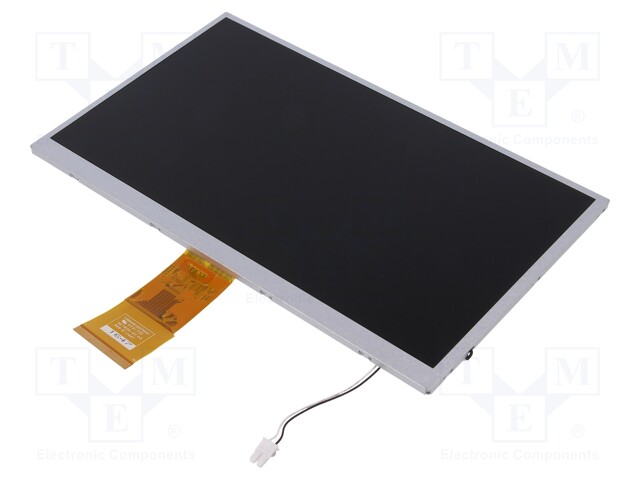 Display: TFT; 10.1"; 1024x600; Illumin: LED; Dim: 143x235x4.5mm