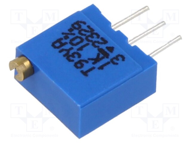 Potentiometer: mounting; multiturn; 1kΩ; 500mW; THT; ±10%; linear