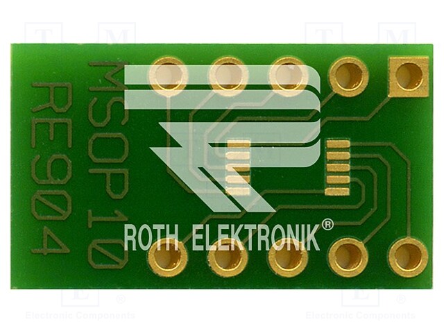 Board: universal; multiadapter; W: 10.4mm; L: 18.1mm; MSOP10