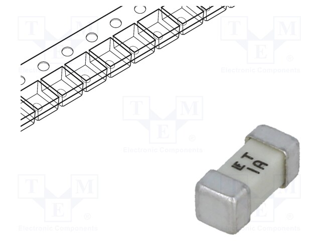 Fuse: fuse; time-lag; 1A; 125V; SMD; ceramic; Case: 2410; 454