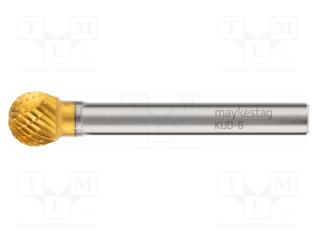 Rotary burr; Ø: 3mm; L: 38mm; metal; Working part len: 2.5mm