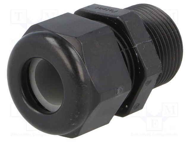 Cable gland; with long thread; PG16; IP68; Mat: polyamide; black