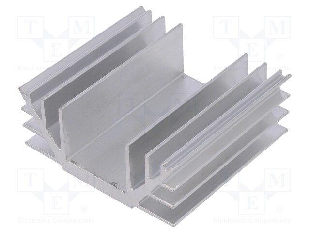 Heatsink: extruded; U; L: 70mm; W: 74mm; H: 30mm; aluminium