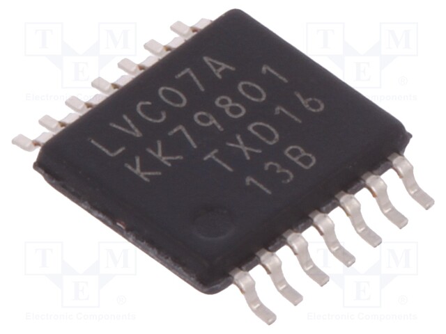 IC: digital; buffer,non-inverting; Channels: 6; IN: 6; CMOS; SMD