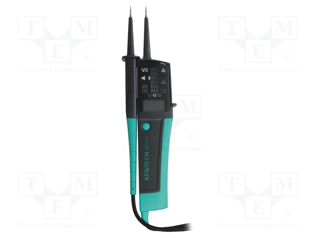 Tester: electrical; 12 LED,LCD; VAC: 12÷690V; 16÷400Hz; IP65