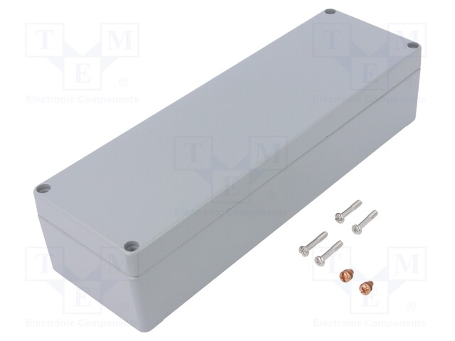 Enclosure: multipurpose; X: 80mm; Y: 250mm; Z: 57mm; 68; aluminium