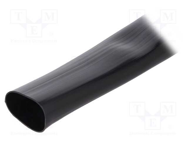 Insulating tube; Mat: PVC; black; -20÷125°C; Øint: 22mm; L: 10m