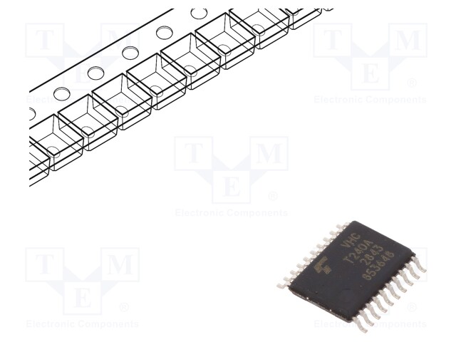 IC: digital; 3-state,bus buffer,inverting; Channels: 8; C²MOS; SMD