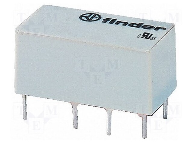 Relay: electromagnetic; DPDT; Ucoil: 12VDC; 2A/125VAC; 2A/30VDC