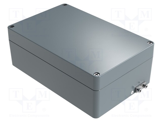 Enclosure: multipurpose; X: 180mm; Y: 280mm; Z: 101mm; aluminium