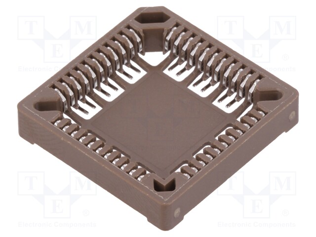 Socket: PLCC; PIN: 44; phosphor bronze; tinned; 1A