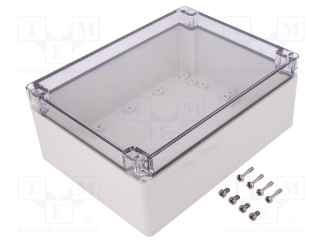 Enclosure: multipurpose; X: 151mm; Y: 201mm; Z: 80mm; EURONORD; grey