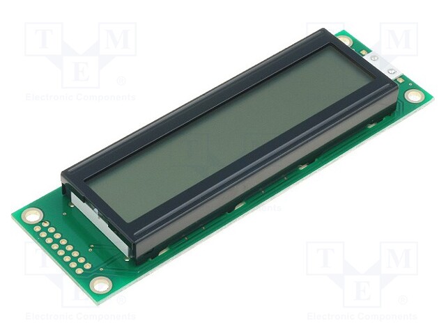 Display: LCD; alphanumeric; FSTN Positive; 20x2; 116x37x13.9mm