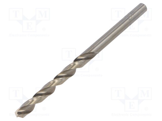 Drill bit; for metal; Ø: 4.5mm; Overall len: 80mm; HSS; 1pcs.