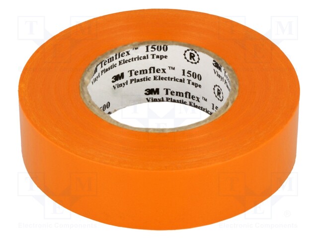 Tape: electrical insulating; W: 19mm; L: 20m; D: 0.15mm; orange; 170%