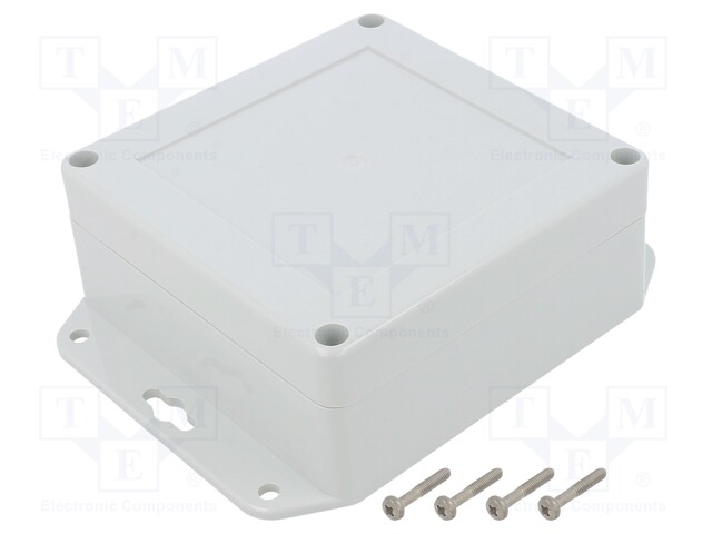 Enclosure: multipurpose; X: 105mm; Y: 105mm; Z: 45mm; ZP; light grey