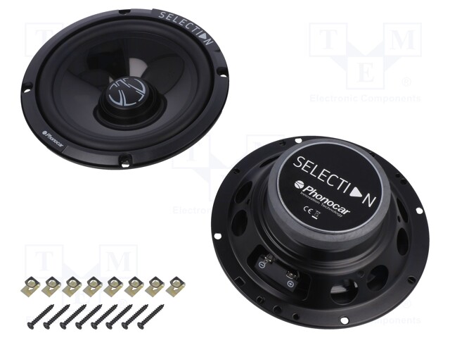 Car loudspeakers; woofer; 165mm; 90W; 70÷6500Hz; 2 loudspeakers