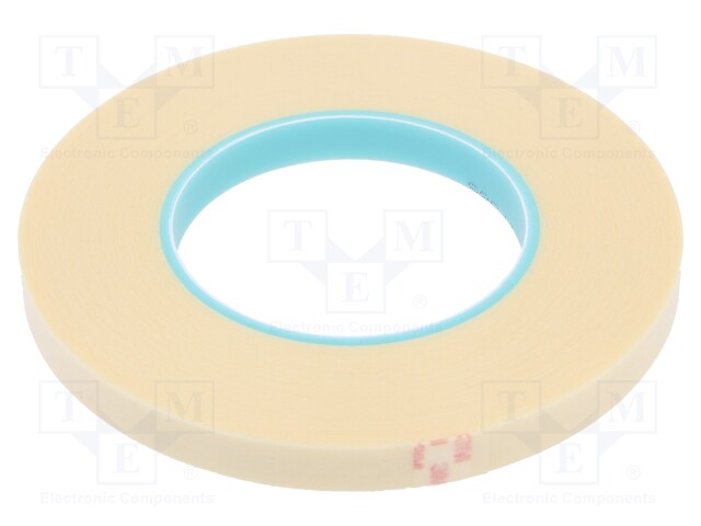 Tape: electrical insulating; W: 12mm; L: 45m; D: 0.304mm; beige; 20%