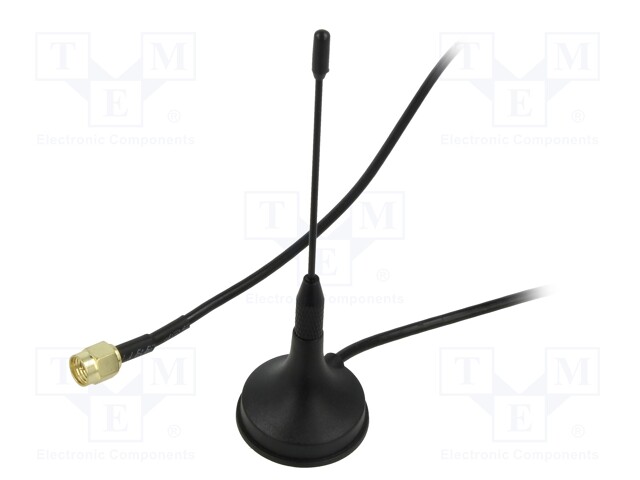 Antenna; 3G,4G,LTE; 2.5dBi; magnet; 50Ω; 900÷1800Hz; L: 60mm; Len: 3m