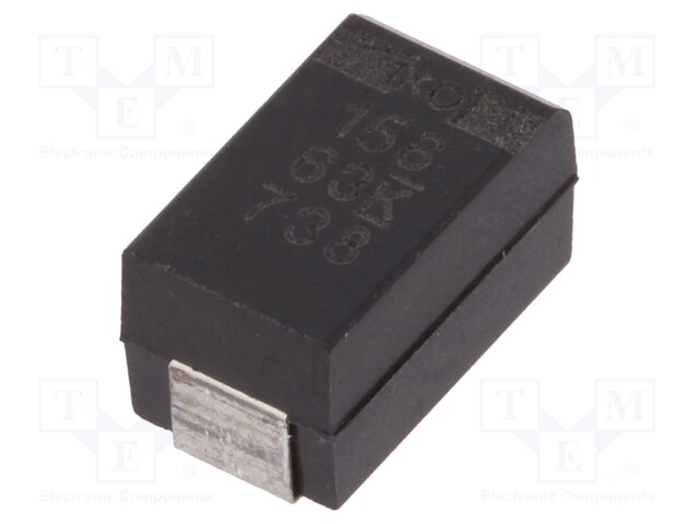 Capacitor: tantalum-polymer; 15uF; 63VDC; Case: X; 2917; ESR: 35mΩ