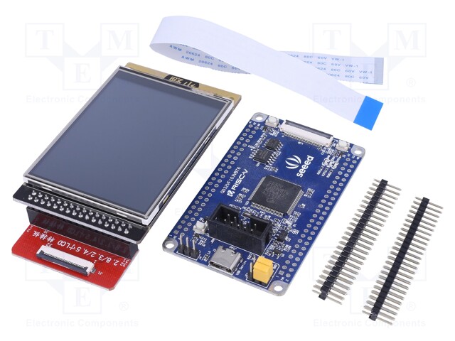 Dev.kit: evaluation; LCD,USB C socket,solder pads