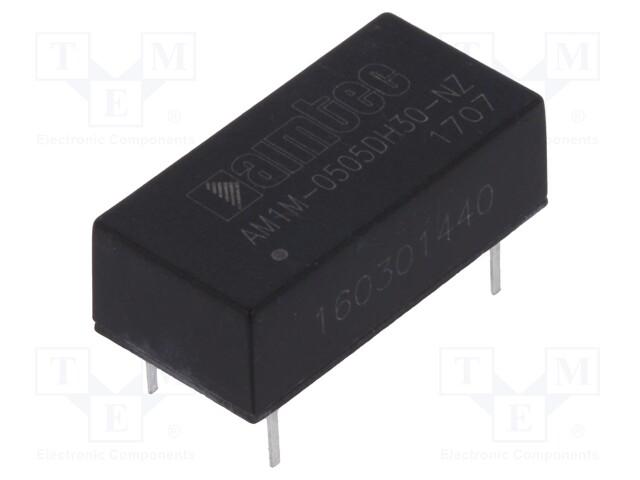 Converter: DC/DC; 1W; Uin: 4.5÷5.5V; Uout: 5VDC; Uout2: -5VDC; DIP14