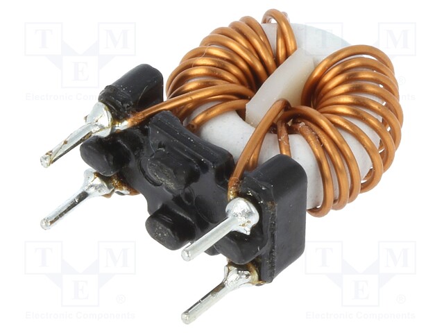 Inductor: wire; THT; 330uH; 1.9A; 50mΩ; 230VAC; 4.5x10mm; -20÷+50%