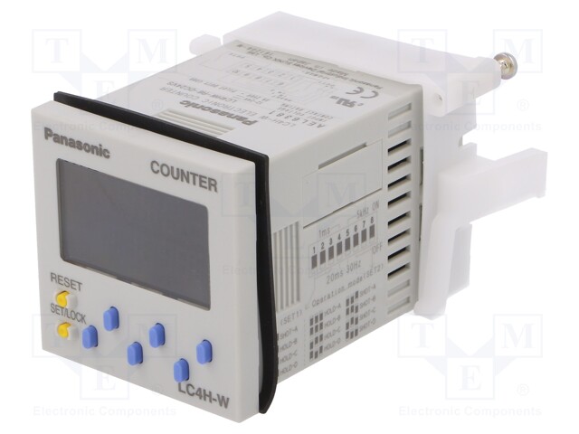 Counter: electronical; 2x LCD; pulses; 999999; SPST-NO