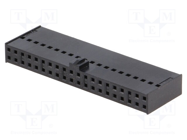 Plug; wire-board; female; C-Grid III; 2.54mm; PIN: 40; w/o contacts