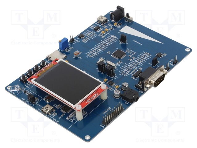 Dev.kit: ARM CORTEX-M4; D-Sub 9pin,USB B mini,pin strips