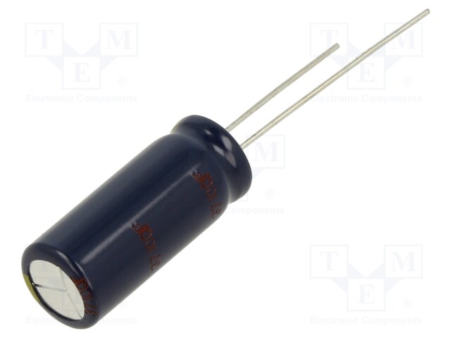 Electrolytic Capacitor, 270 µF, 50 V, EEUFC Series, ± 20%, Radial Leaded, 3000 hours @ 105°C